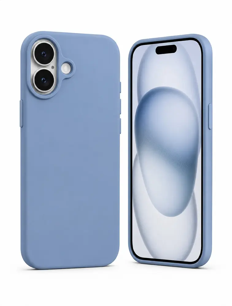 Levander Grey Camera Guard Case for iPhone 16