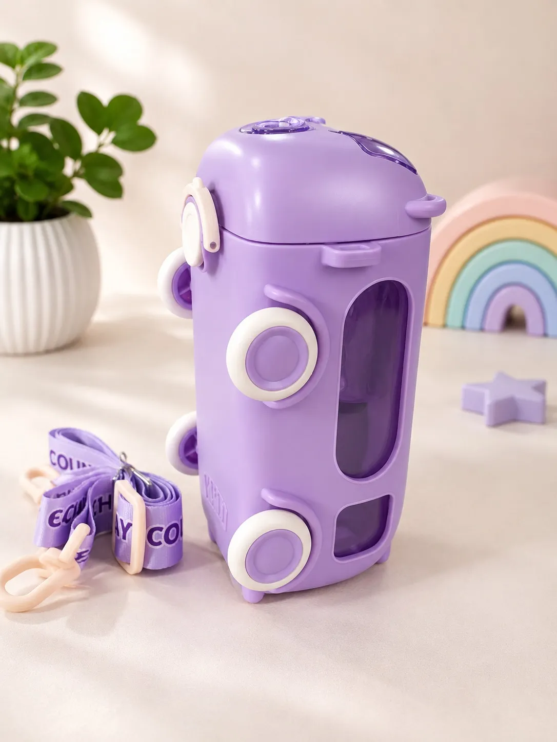 Sewad Levender Premium Cool Cute Bus Kids Sipper Cup