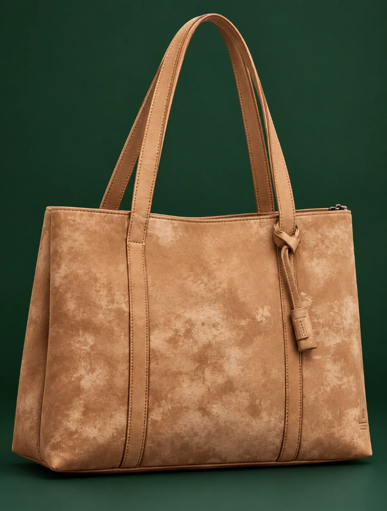 Light Brown  Womens Everyday PU leather Shoulder Bag