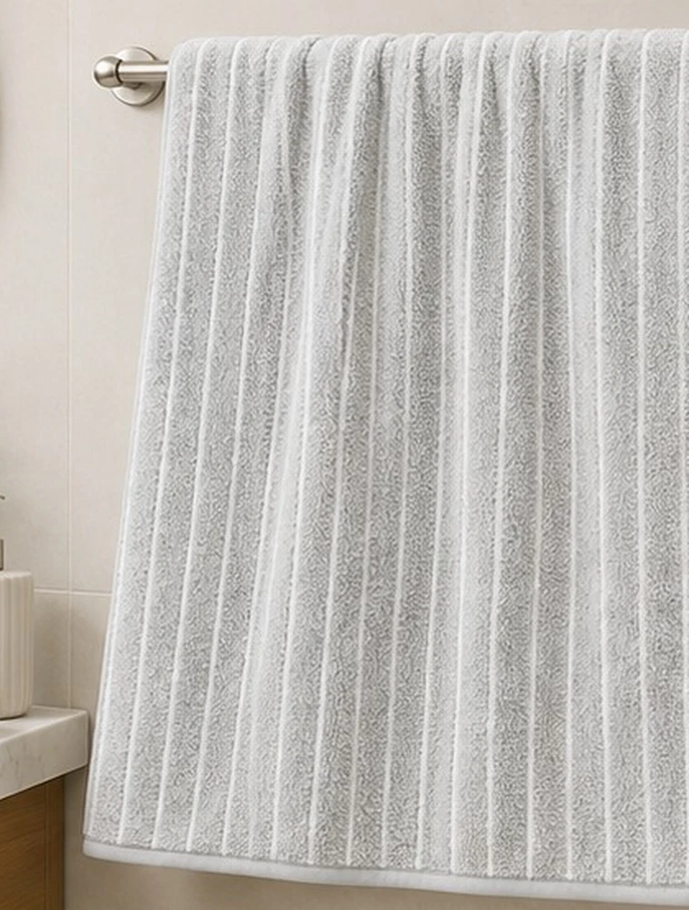 Light Grey Habitude PureSoft Microfiber Bath Towel