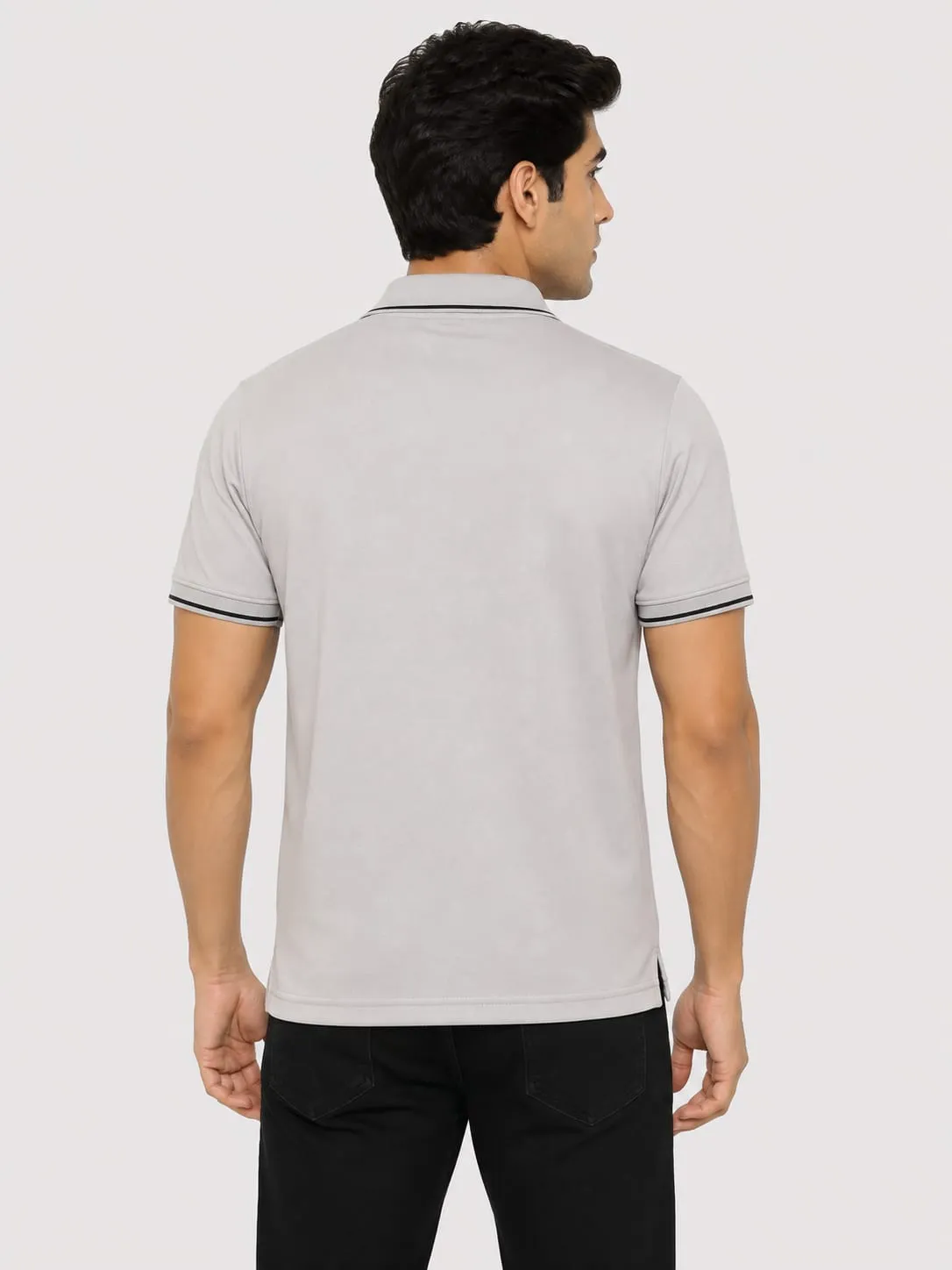 Men's Premium Primo Knit 200 GSM Polo T-Shirt With Collor And Sleeve Tipping — bulk from ₹251
