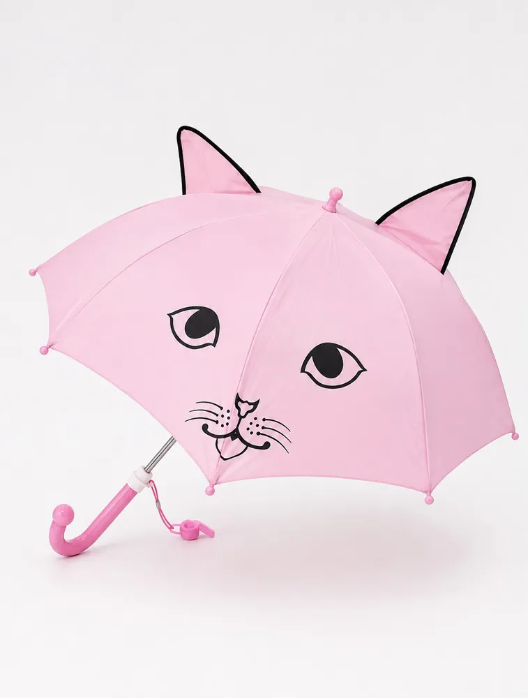 Light Pink Kids Cartoon Umbrella