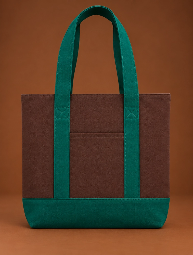Lupine Canvas Coffee Brown Womens Tote Bag