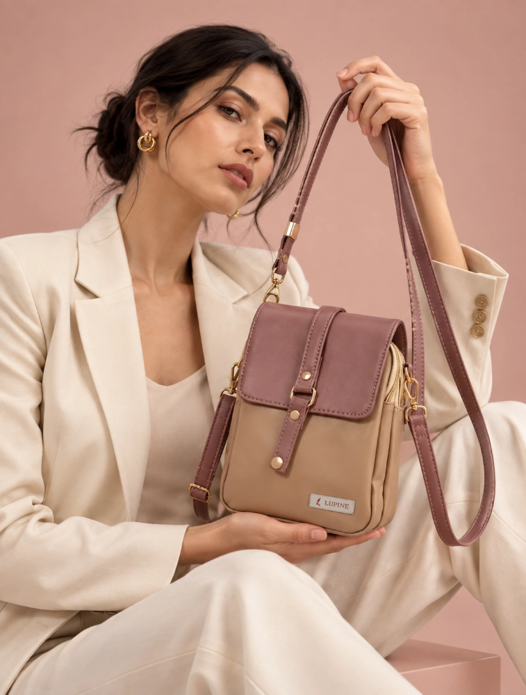 Lupine Petite Charm Crossbody Detachable Sling Bag For Women