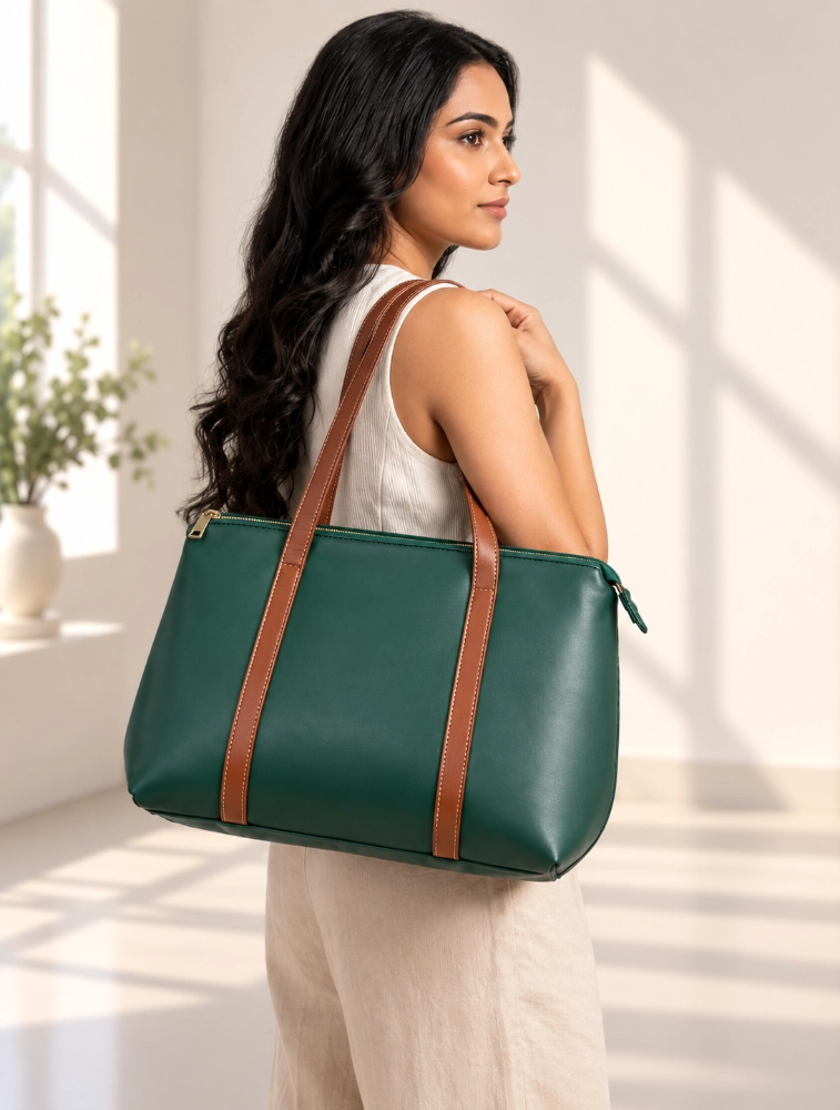 Lupine Womens Premium Green Hand Bag