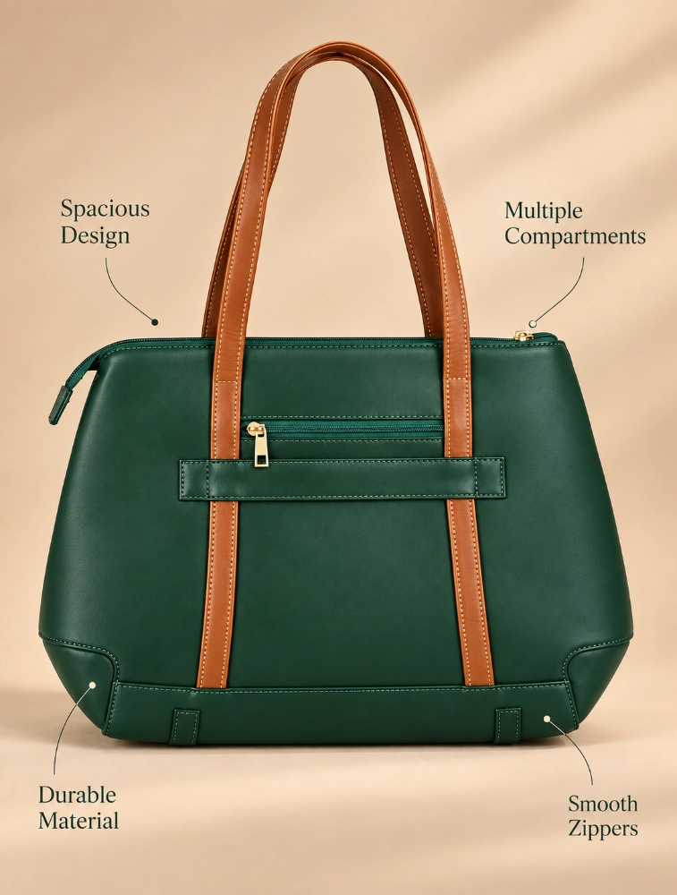Lupine Womens Premium Green Hand Bag