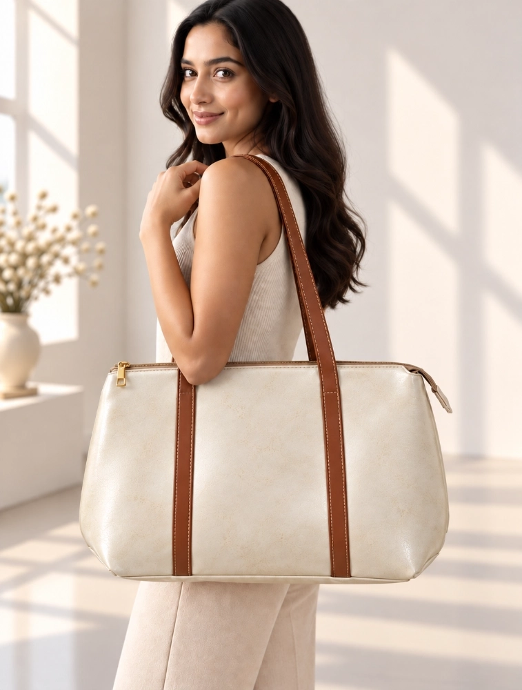Lupine Womens Premium White Hand Bag
