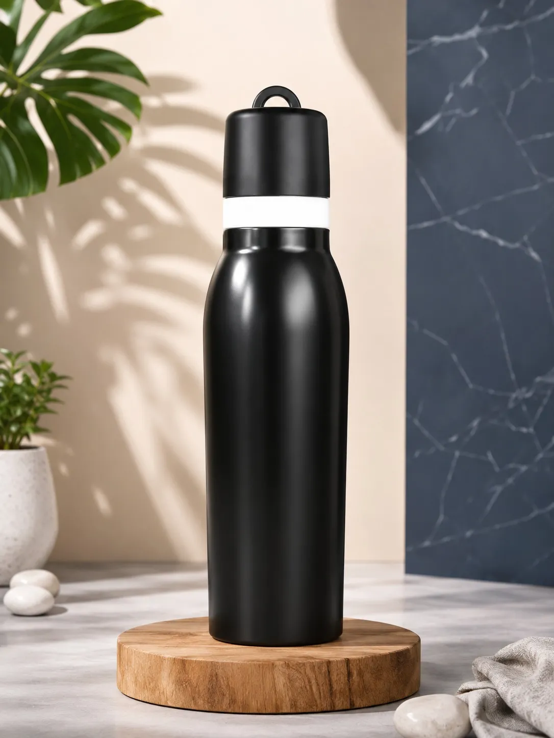 Matte Black Premium Double Walled Vacuum Insulated Water Bottle