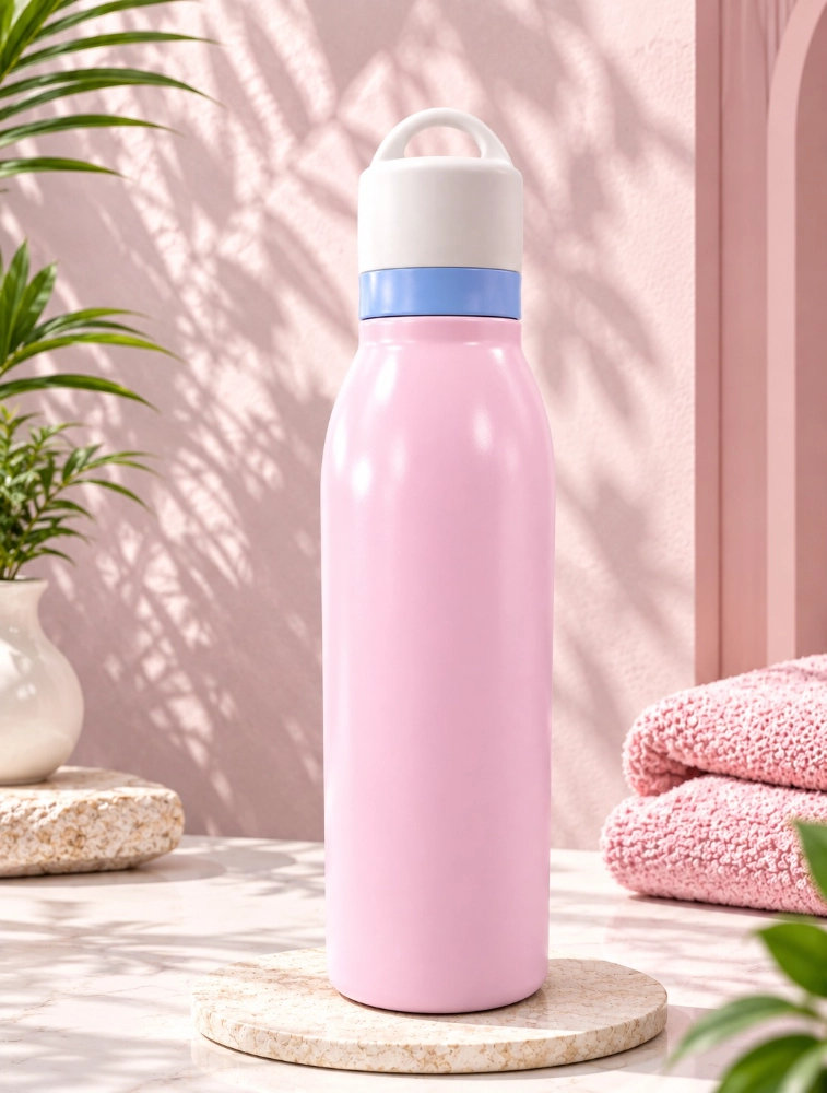 Matte Light Pink Premium Double Walled Vacuum Insulated Water Bottle