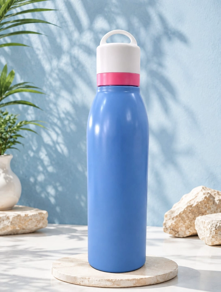 Matte Sky Blue Premium Double Walled Vacuum Insulated Water Bottle