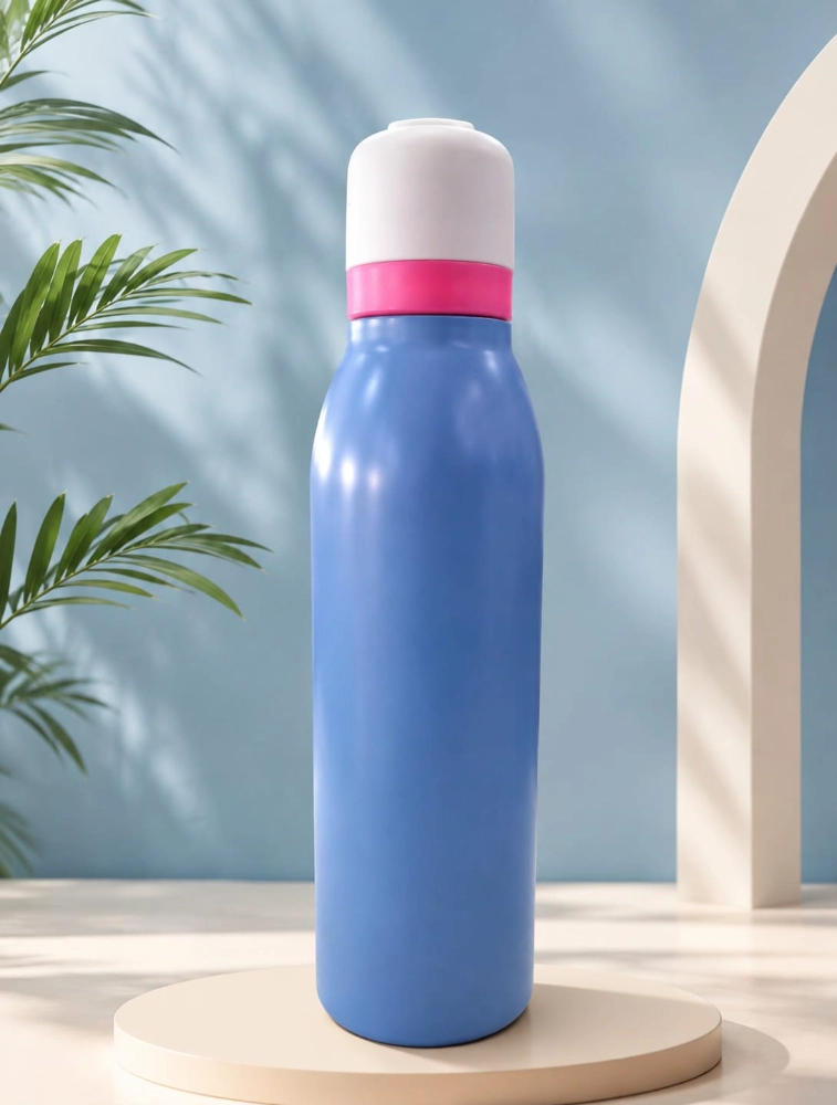 Matte Sky Blue Premium Double Walled Vacuum Insulated Water Bottle — bulk from ₹392
