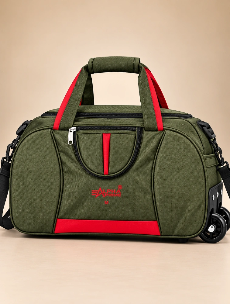 Mehndi Alpha Nemesis Large Capacity Rolling Duffel Bag