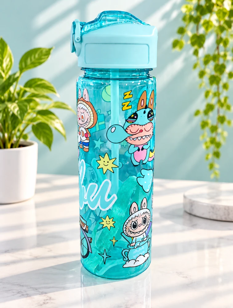 Mint Green Fun Sip Kids Water Bottle