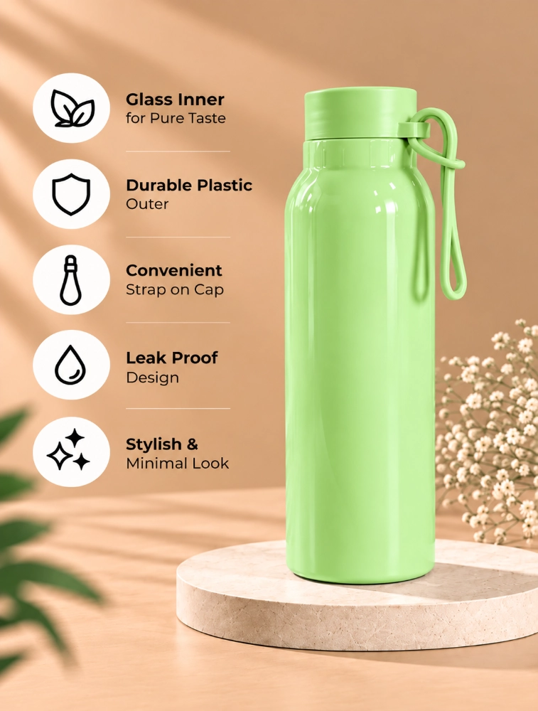 Mint Green Aqua Loop Water Bottle
