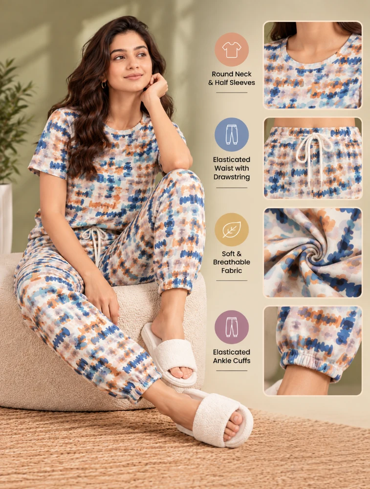 Multi colour Womens Vibe coord set