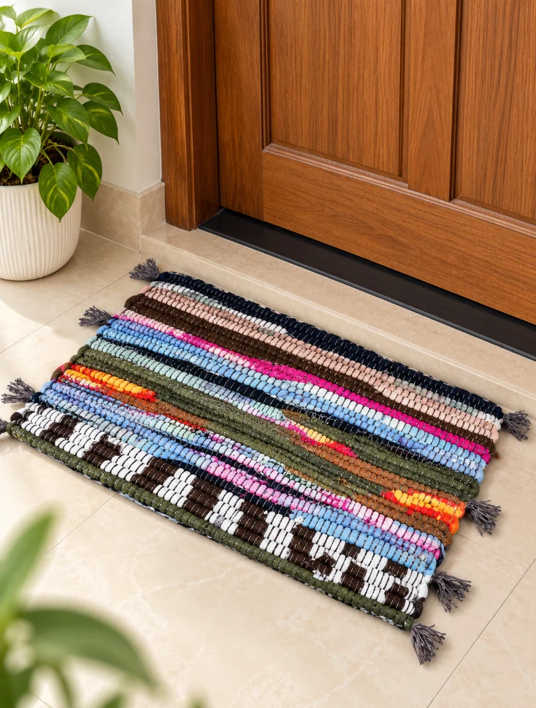 Multicolor Classic Woven Door Mat