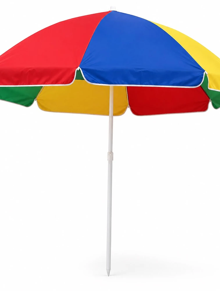 Multicolour Beach And Garden Sun Umbrella