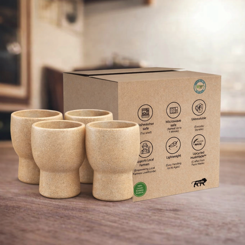 Natural Arbor Brew Mugs(Pack of 4)