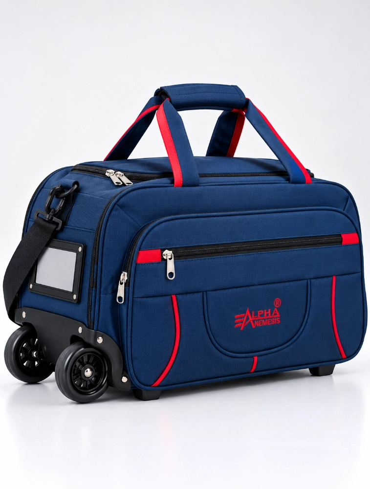 Navy Blue  Alpha Nemesis Multi Utility Rolling Travel Bag