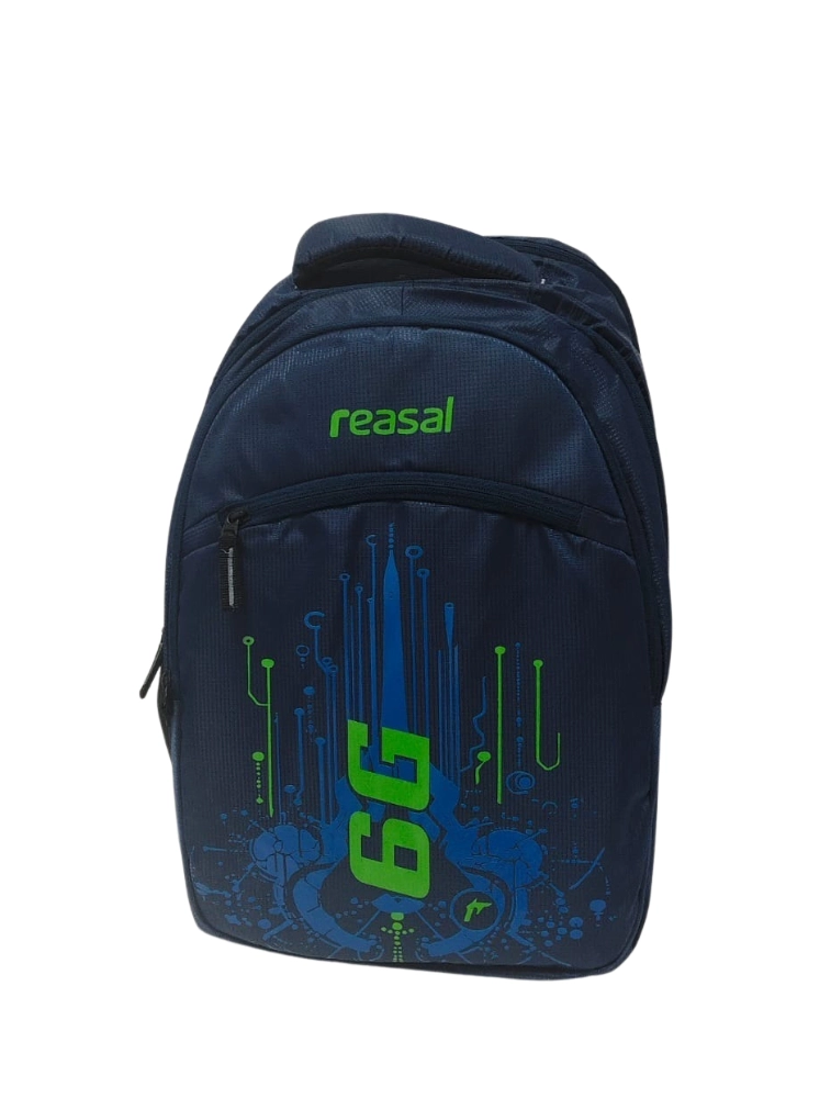 Navy Blue Cyber 6G 30L Polyester School Backpack