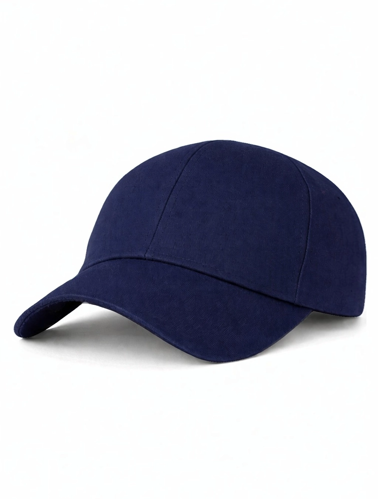 Navy Blue Drill Cotton 5 Panel Caps — bulk from ₹119