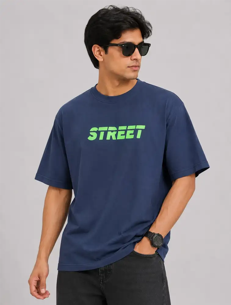 Mens Oversize Premium Printed T-shirt — bulk from ₹361