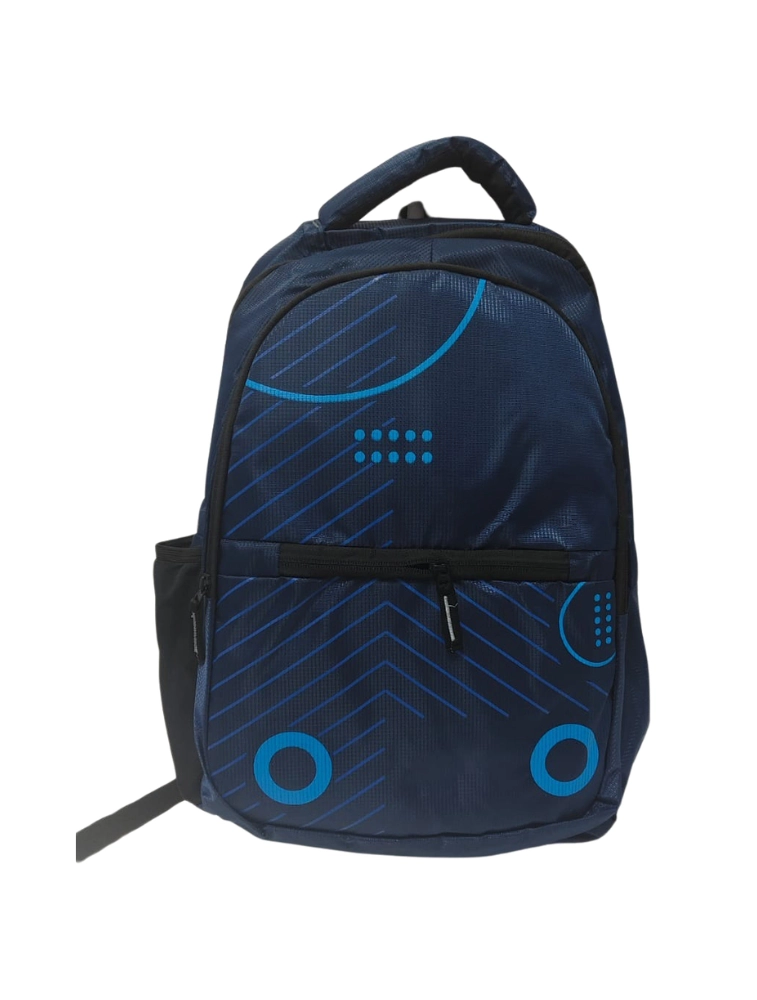 Navy Blue Orbit Line Backpack 