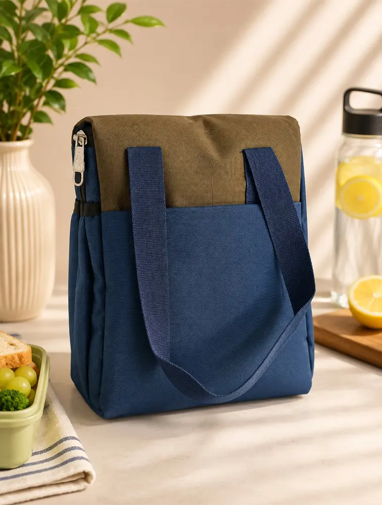 Navy Blue Premium Everyday Lunch Bag