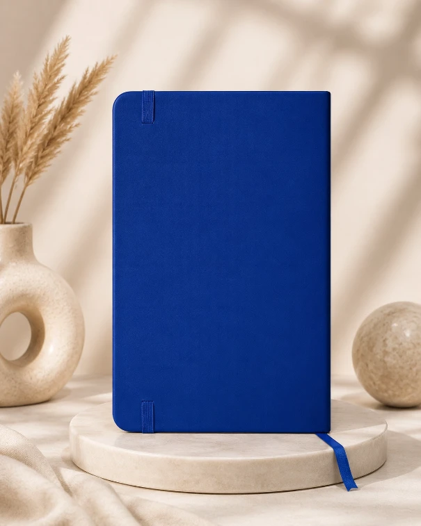Navy Blue Premium Solid Cover Magnetic Pen Diary — bulk from ₹173