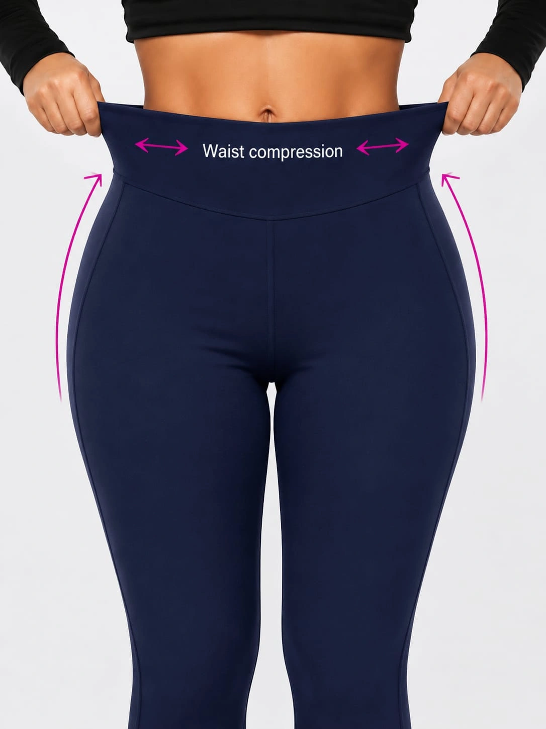 Navy Blue Womens Tummy Tucker Jegging
