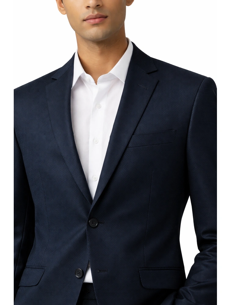 Navy PV Twill Blazer, PV Lycra Twill Pant and White PV Shirt Set — bulk from ₹2900