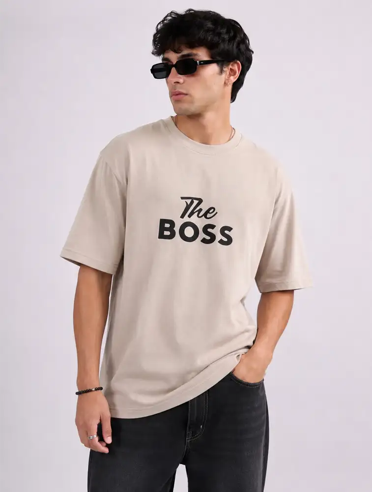 Off White Mens oversize premium Printed Tshirt