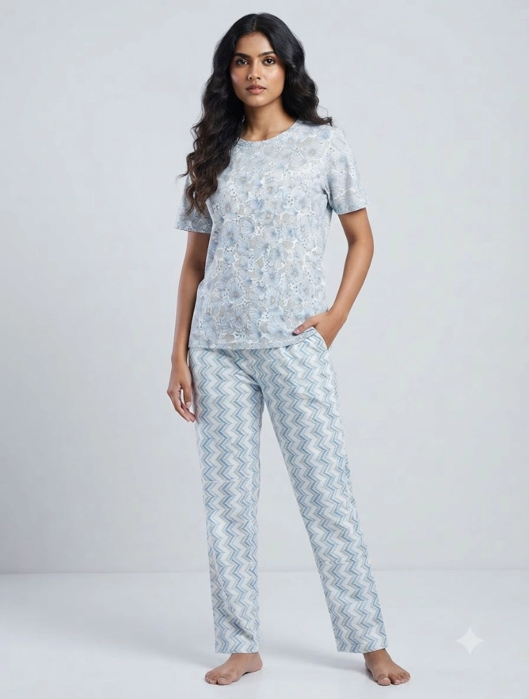 Off White Womens Zigzag CoOrd Set
