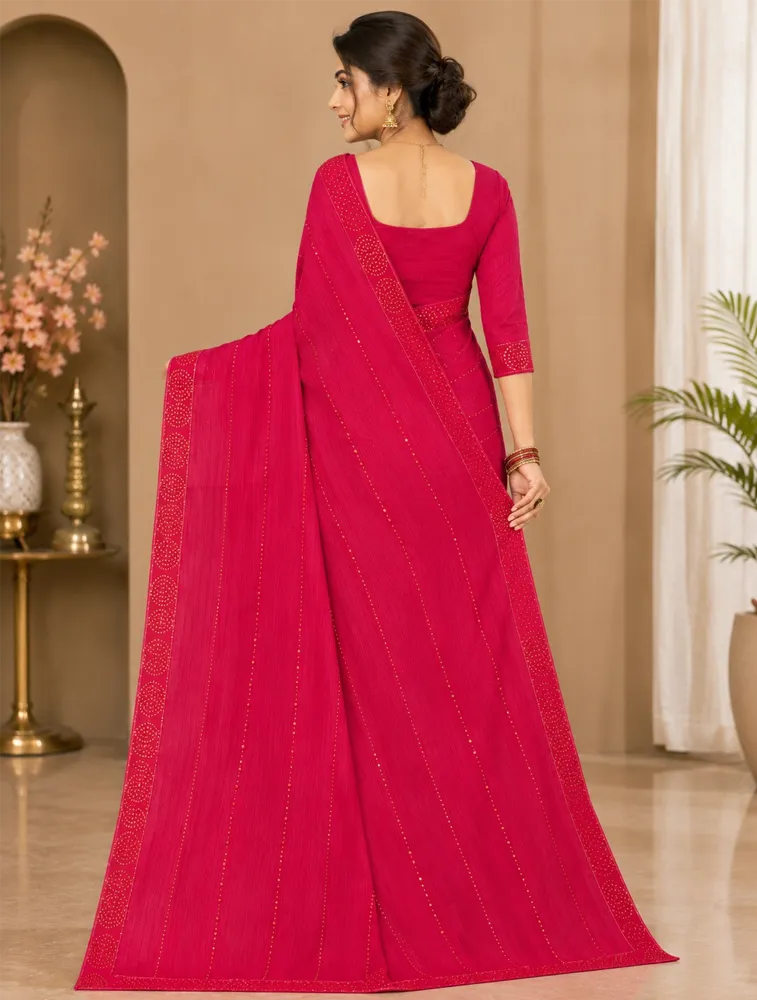 Oil Red Womens Premiun Pure Linen Sarees — bulk from ₹1850