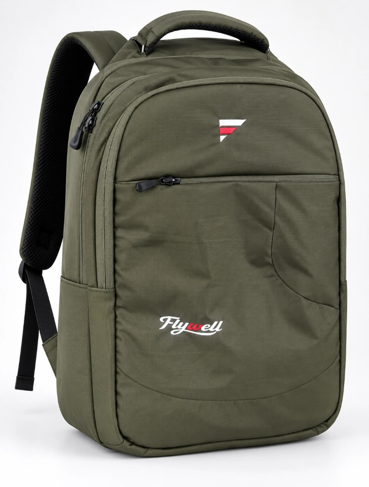 Olive Green Flywell Premium AeroVault Backpack