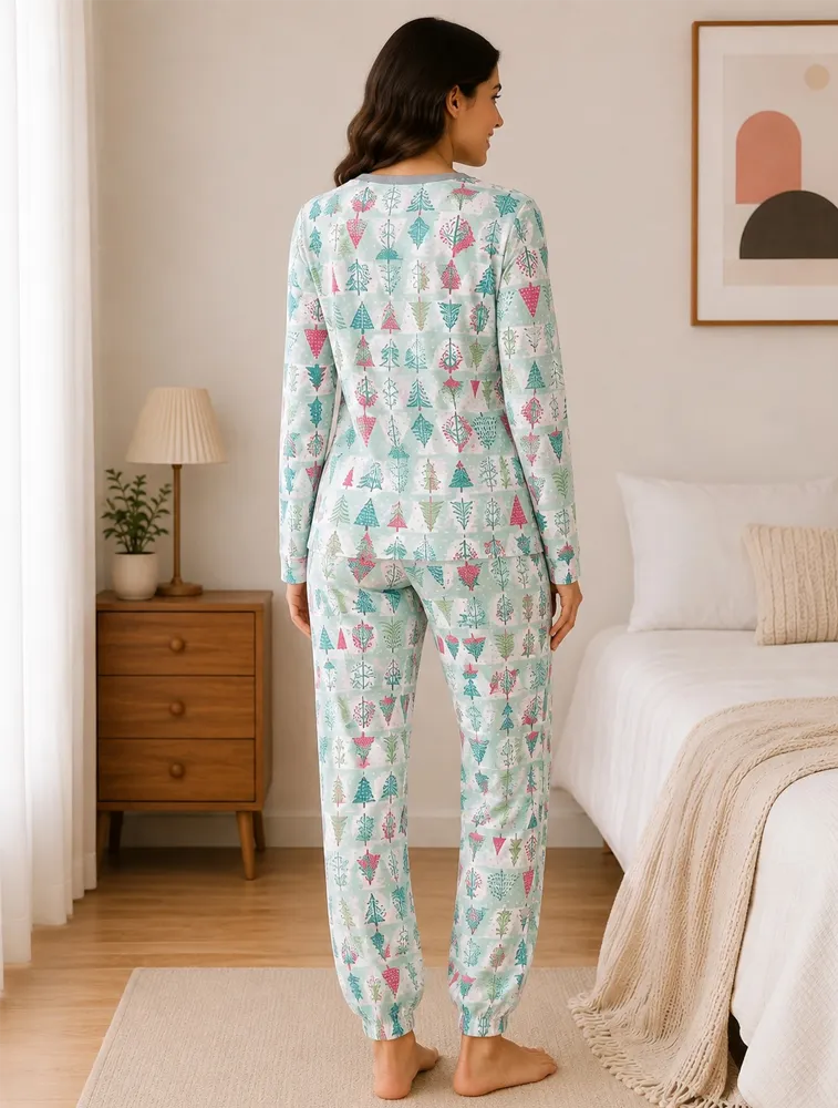 Olive Green Womens Premium Printed Co ord Sets