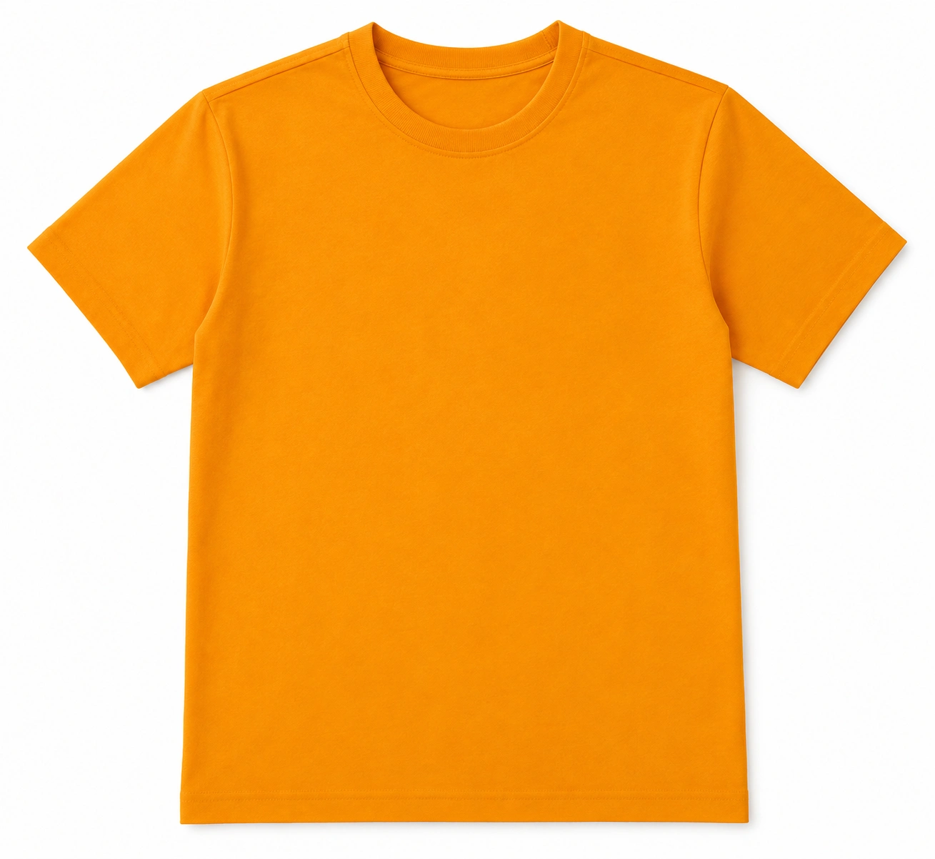 Orange Kids Cotton 180 GSM Round Neck Half Sleeve TShirt