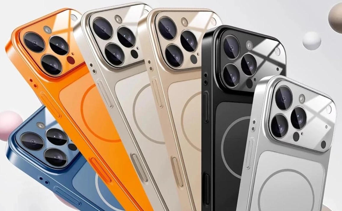 Orange Poly Carbonate Case for iPhone 17 Pro