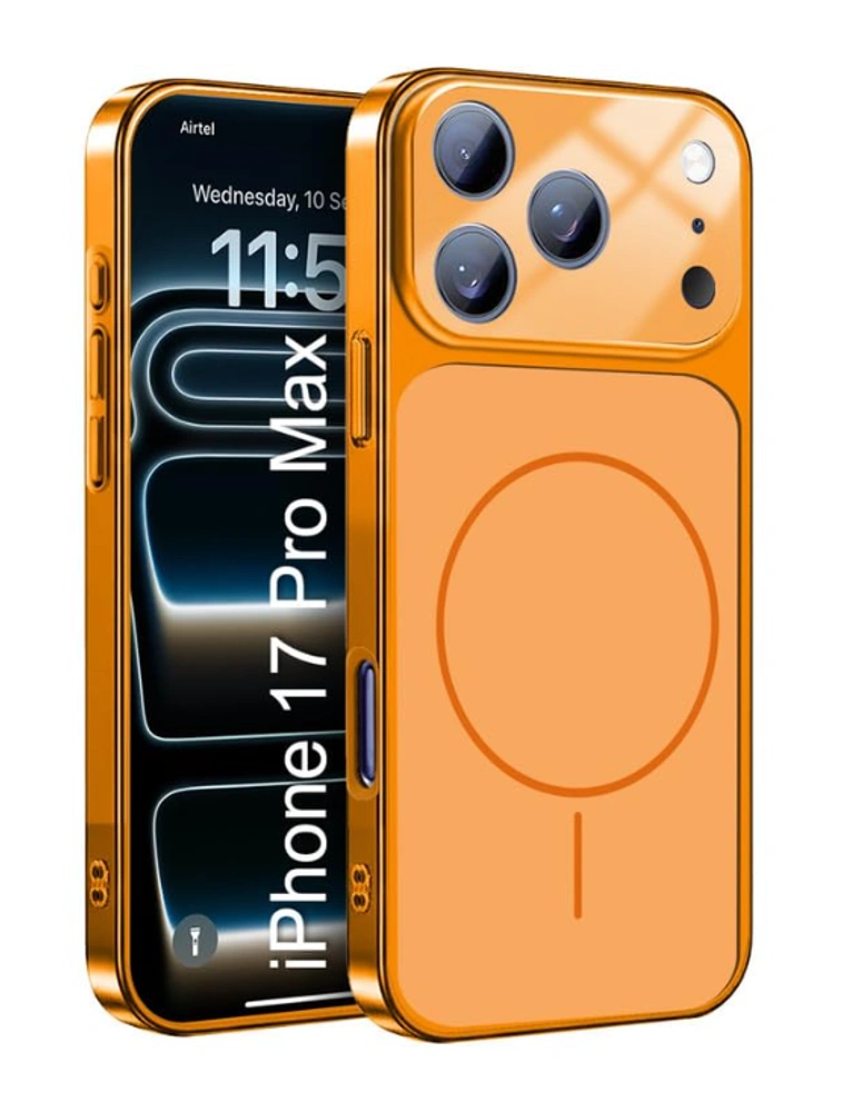 Orange Poly Carbonate Converter Case for iPhone 17 Pro Max