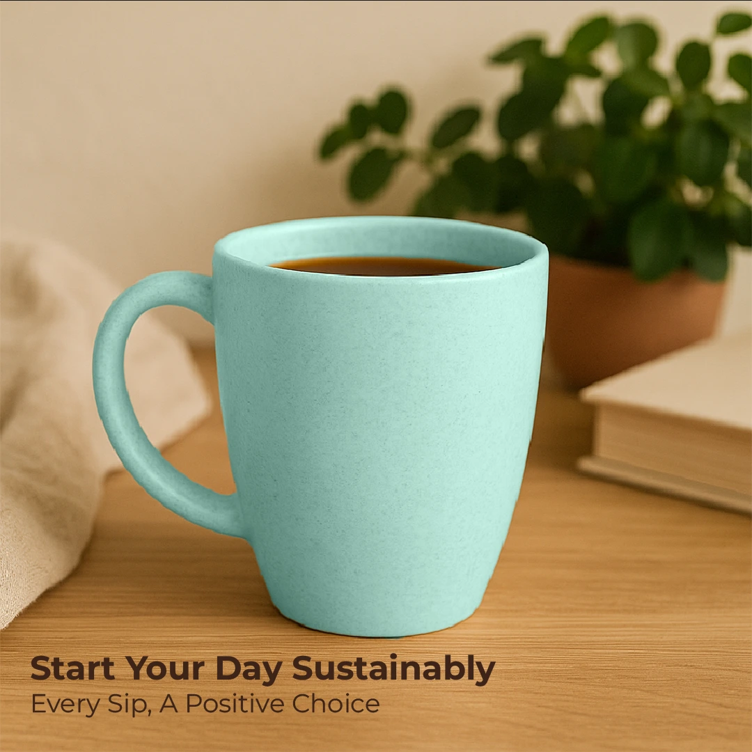 Pastel Green Vintage Brew Mug(Pack of 4)
