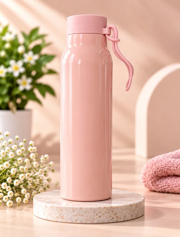 Pastel Peach Aqua Loop Water Bottle