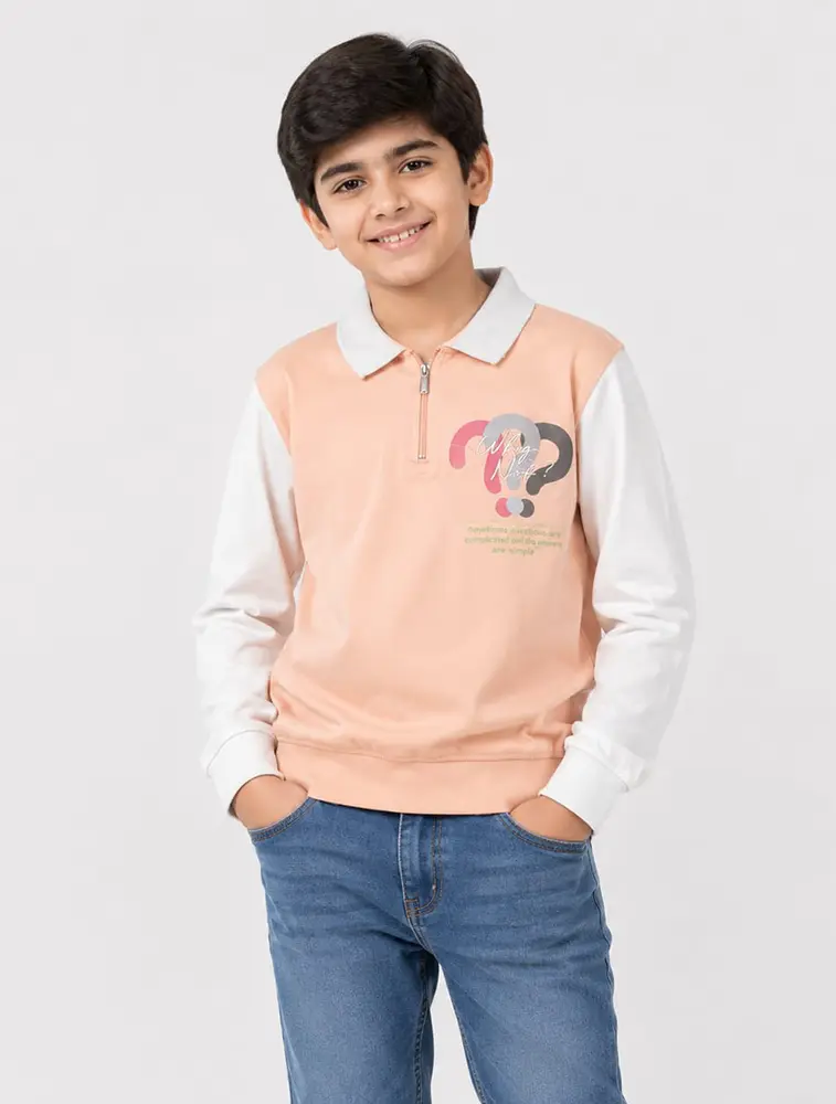 Peach Boys Java Collar Premium T Shirt