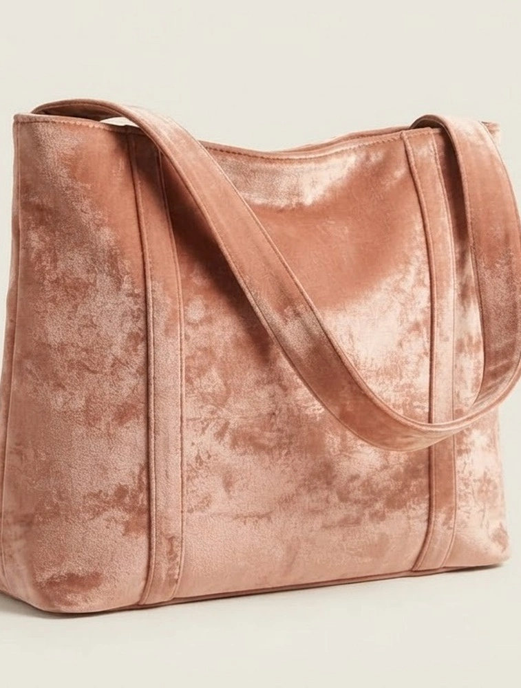 Peach Womens Everyday PU leather Shoulder Bag