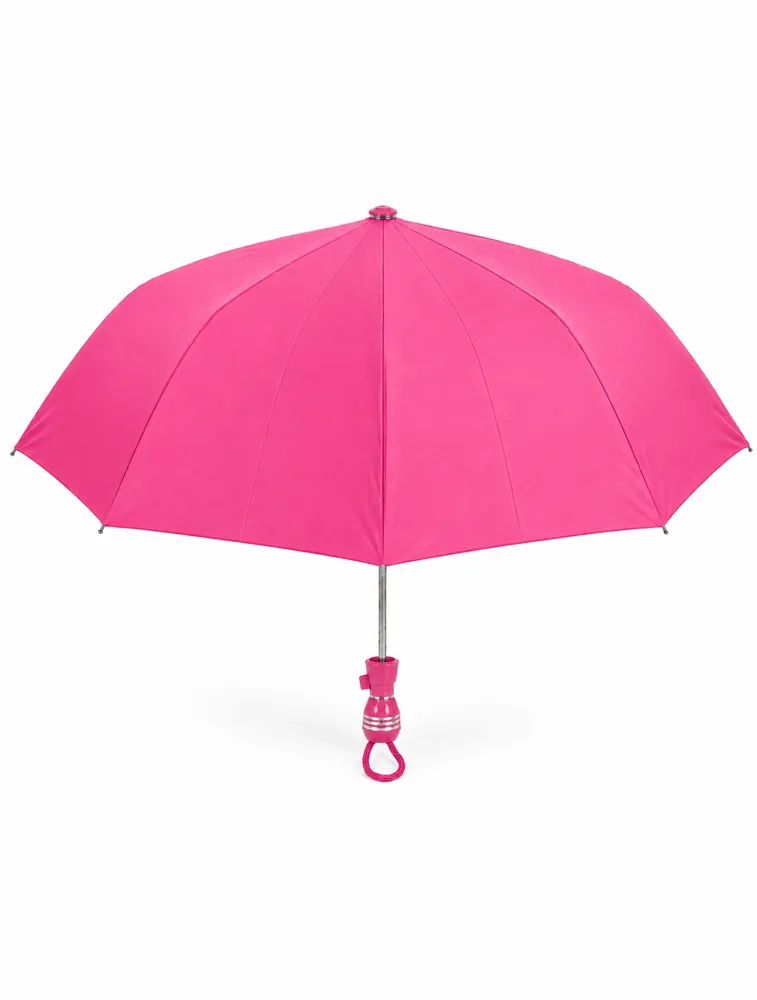 Summer Pink Automatic Compact Travel Umbrella — bulk from ₹173