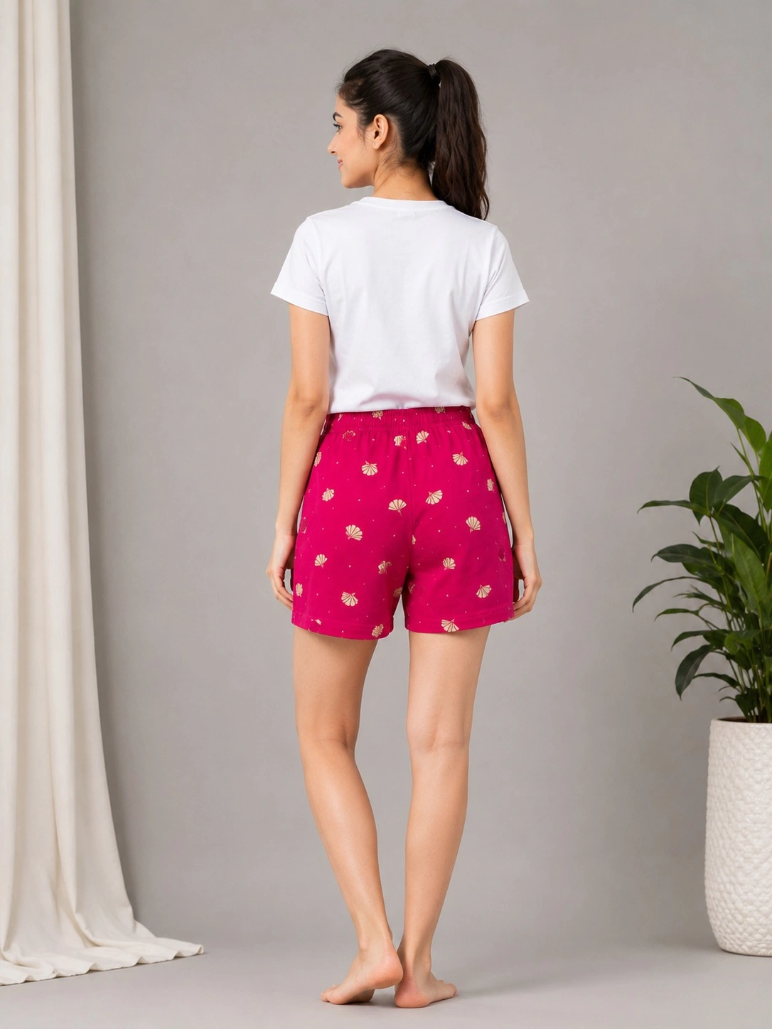 Pink Girls Tiana Premium Printed Short — bulk from ₹114