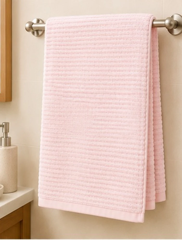 Pink Habitude Microfiber SoftNest Premium Bath Towel