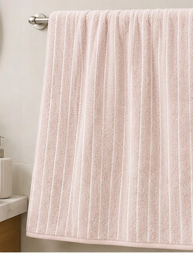 Pink Habitude PureSoft Microfiber Bath Towel