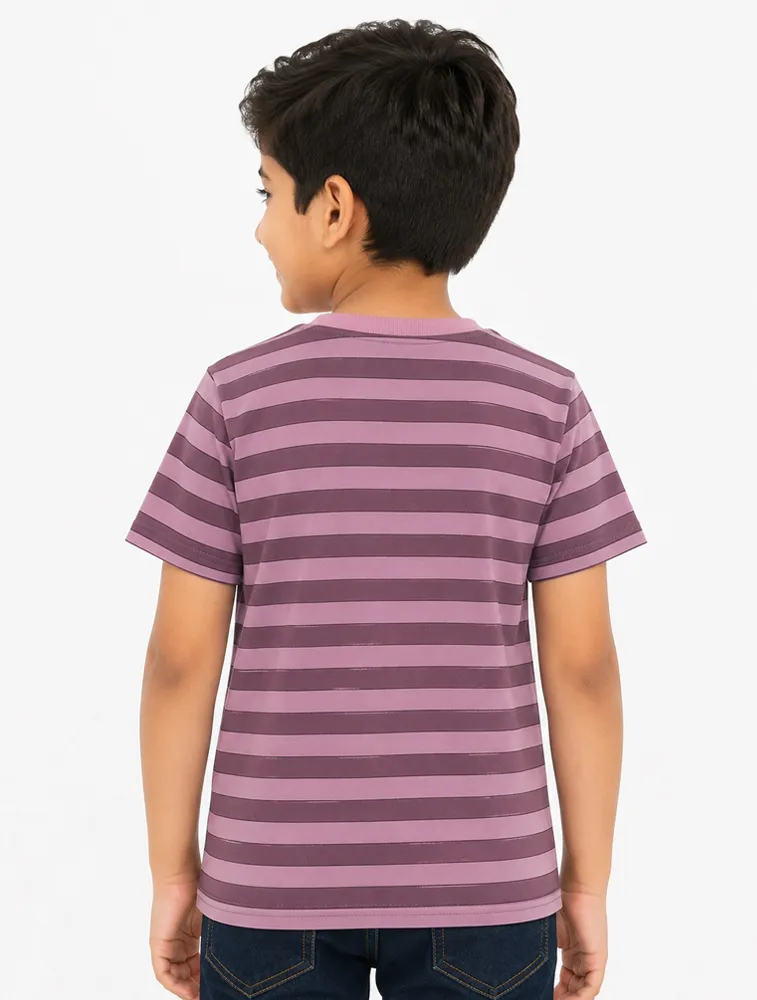 Pink Kids Dad and Me Round Neck Premium T Shirt