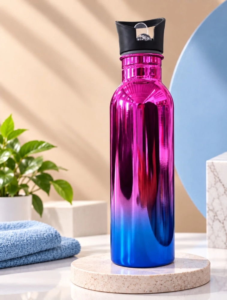 Pink Premium Gradient Sports Water Bottle