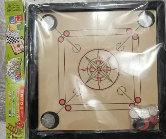Plastic Carrom Board Game  12  12 Inches